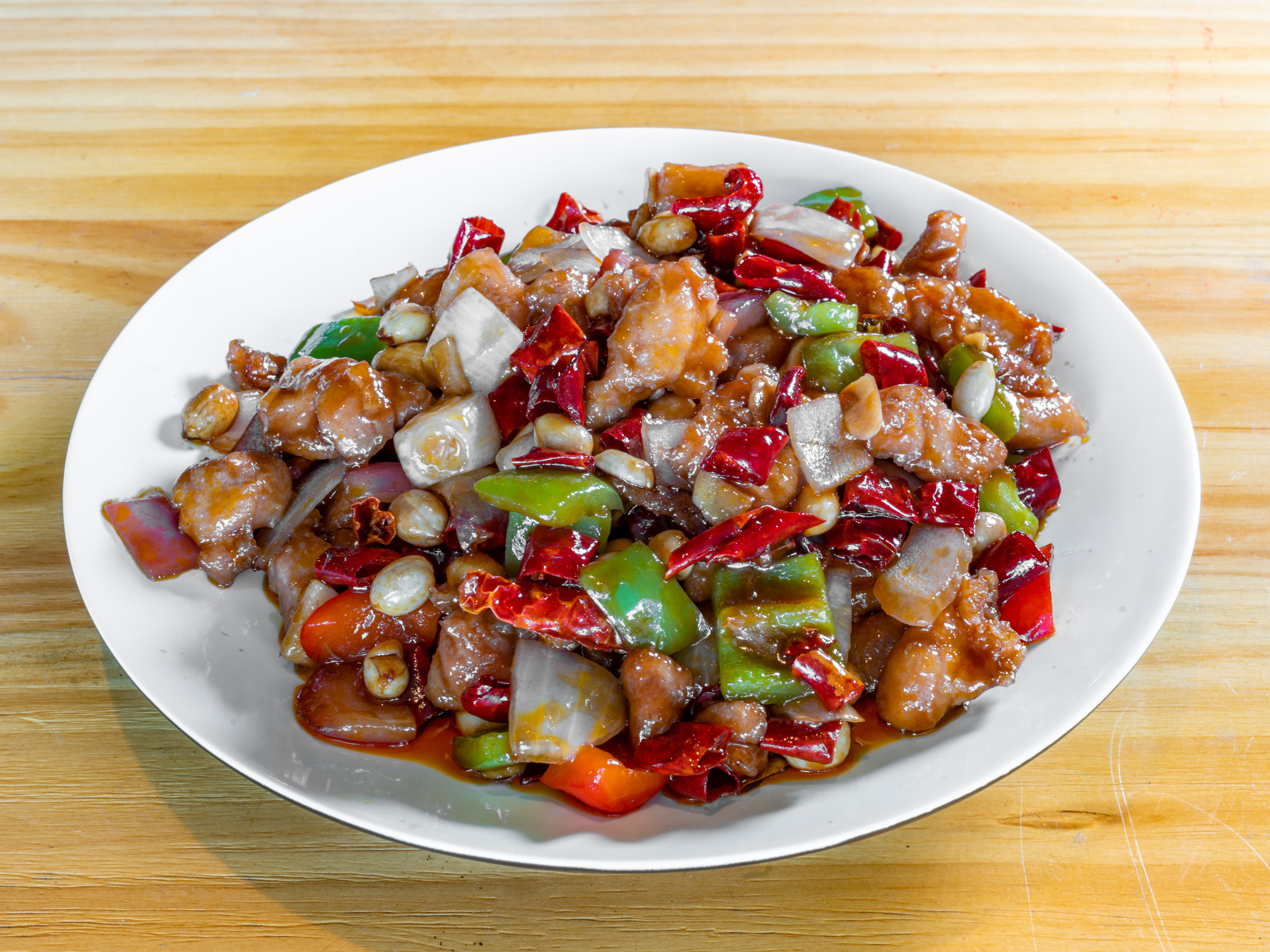 Order Kung Pao Chicken food online from Cafe Wang store, La Verne on bringmethat.com