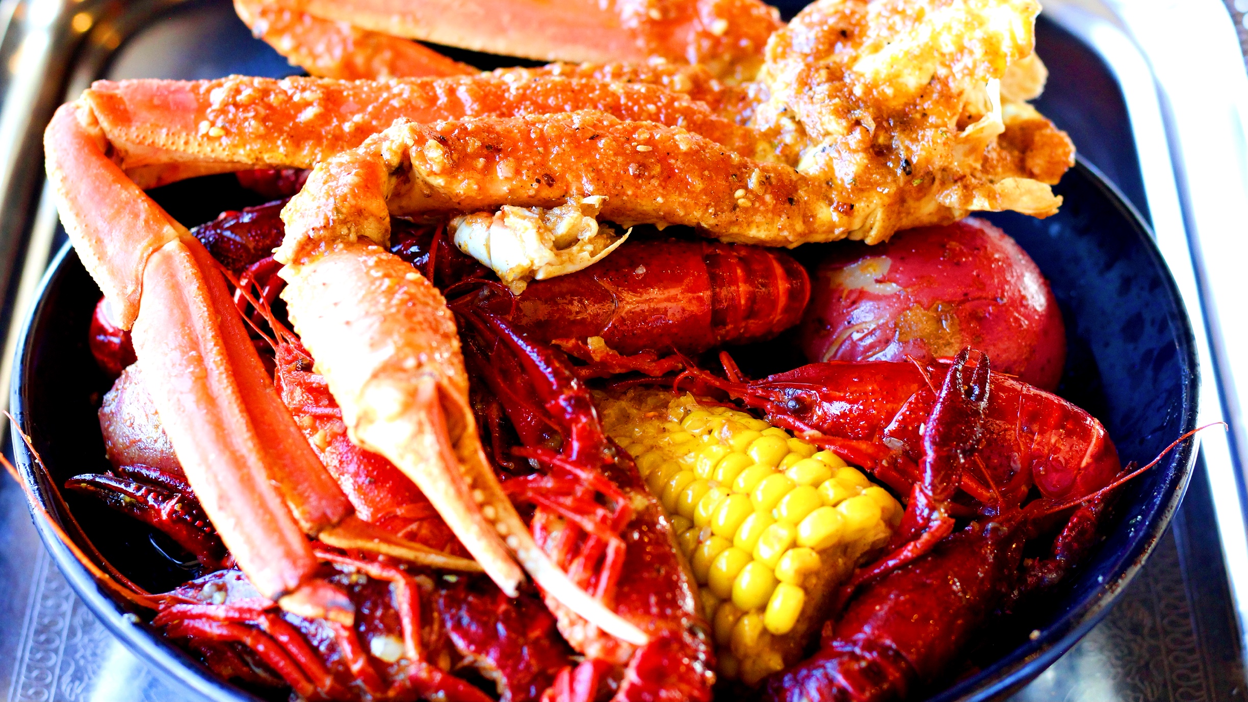 Order C2. Crawfish (1/2Lb) food online from Captain King Seafood City store, Memphis on bringmethat.com