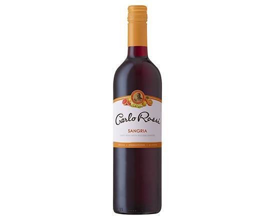Order Carlo Rossi Sangria, 750mL red wine (10.0% ABV) food online from Signal Liquor store, Signal Hill on bringmethat.com
