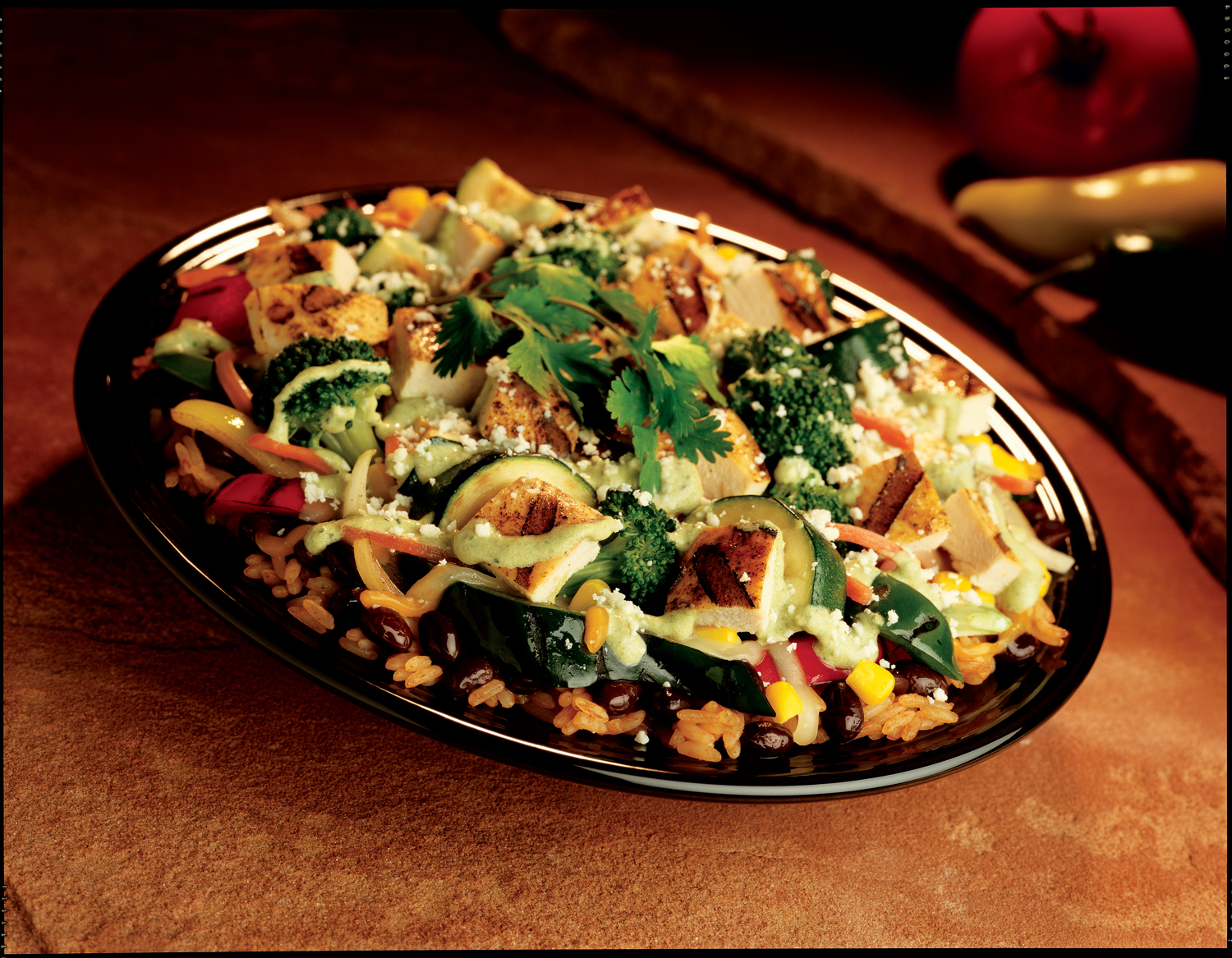 Order Fire-Roasted Bowl food online from La Salsa Mexican Grill store, San Leandro on bringmethat.com
