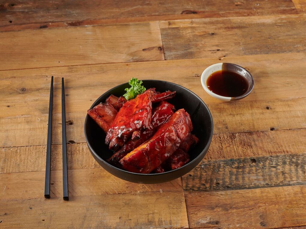 Order 5. BBQ Spare Ribs food online from China Pavilion store, Denville on bringmethat.com