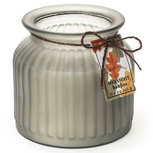 Order Festive Voice Rustic Jar Candle Midnight Bonfire, 15.5 oz - 15.5 oz food online from Walgreens store, Charlottesville on bringmethat.com
