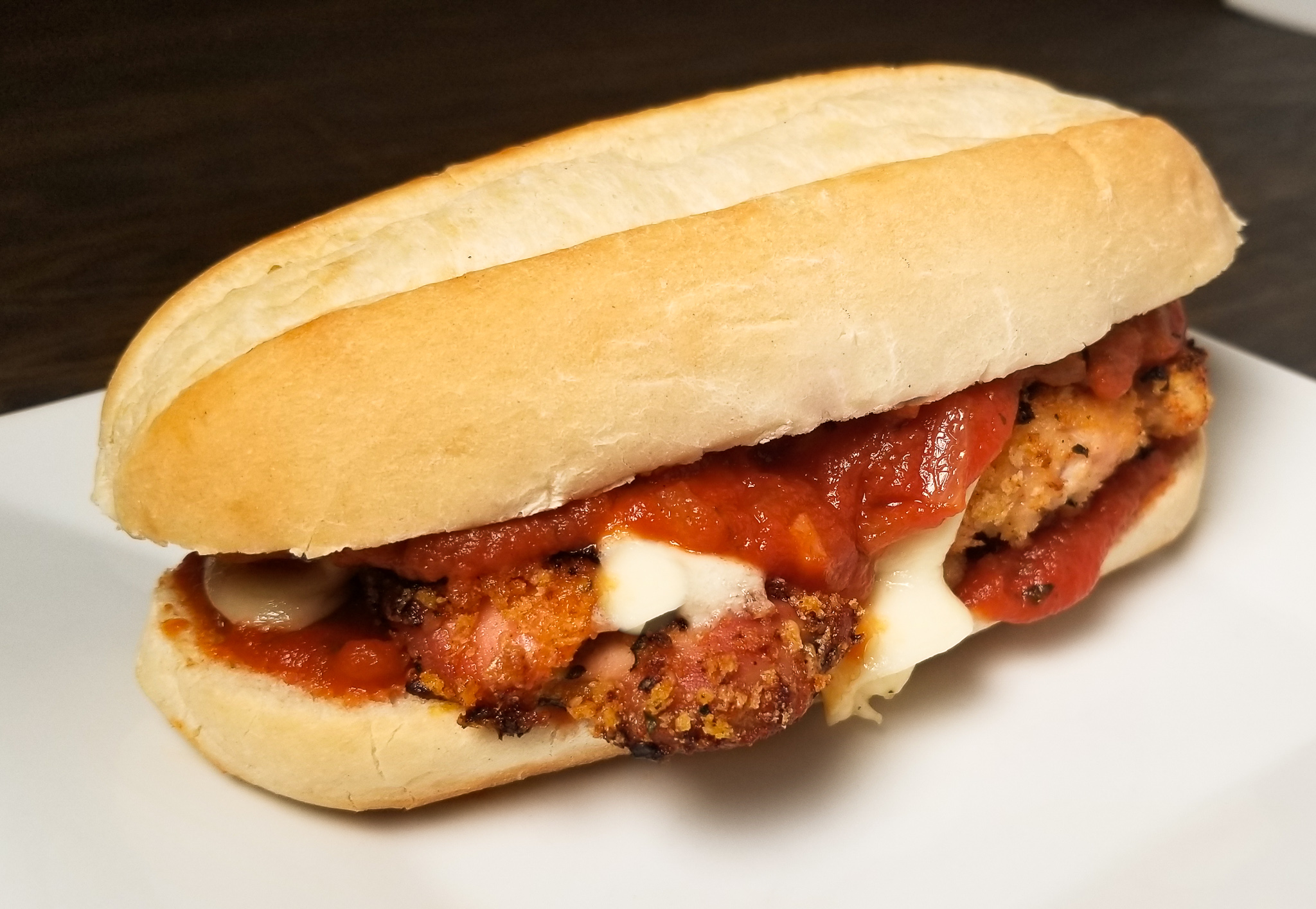 Order Chicken Parmigiana Sandwich food online from Pizza206 store, Tabernacle on bringmethat.com