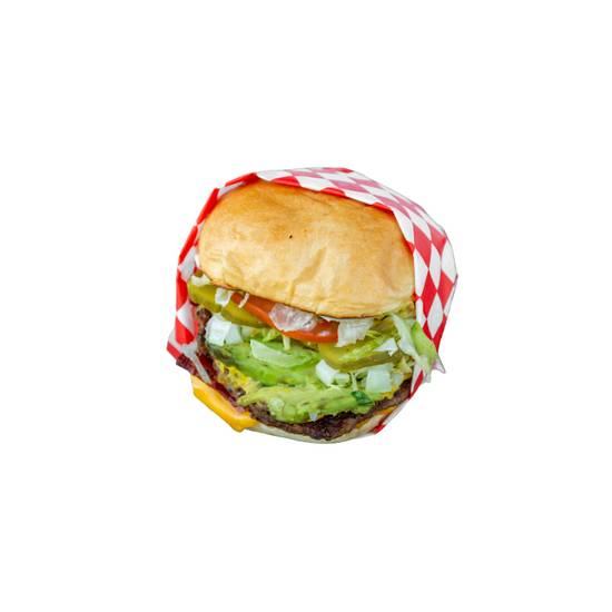 Order Bacon & Avocado Burger food online from Colorado Grill store, Fresno on bringmethat.com