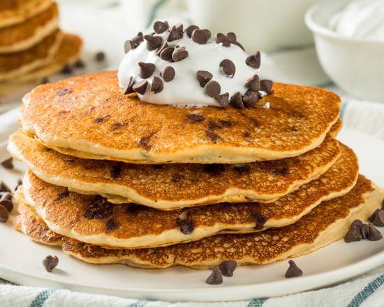 Order Chocolate Chip Pancakes food online from Day N Night Pancakes store, Covina on bringmethat.com