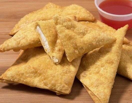 Order Cheese with Crab Rangoon (8 pcs) food online from Grace Chinese Food II store, New York on bringmethat.com