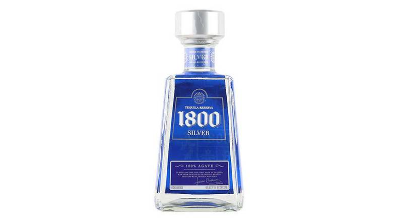 Order 1800 Tequila Reserva Silver 40% Abv food online from Waldi Discount Liquor store, Ansonia on bringmethat.com