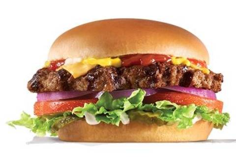 Order Original Thickburger (1/3 lb) food online from Carl's Jr. store, Oklahoma City on bringmethat.com