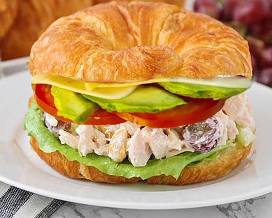 Order Chicken Salad Sandwich Croissant food online from Soup Kettle Grille store, Meridian on bringmethat.com