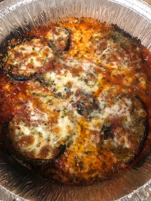 Order Baked Breaded Eggplant Parm App food online from Ozona Pizza store, Palm Harbor on bringmethat.com
