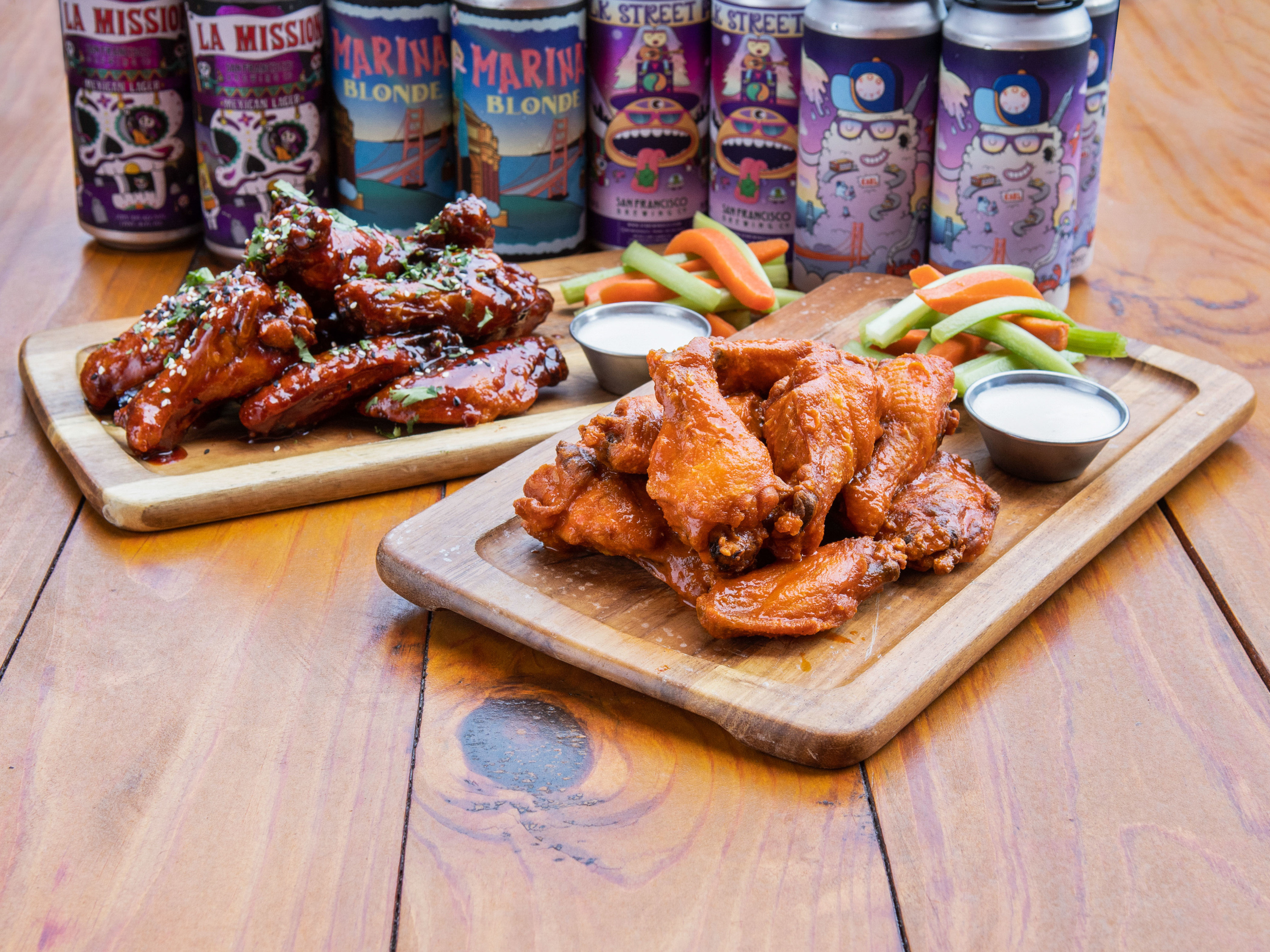 Order Spicy Wings food online from San Francisco Brewing Co store, San Francisco on bringmethat.com