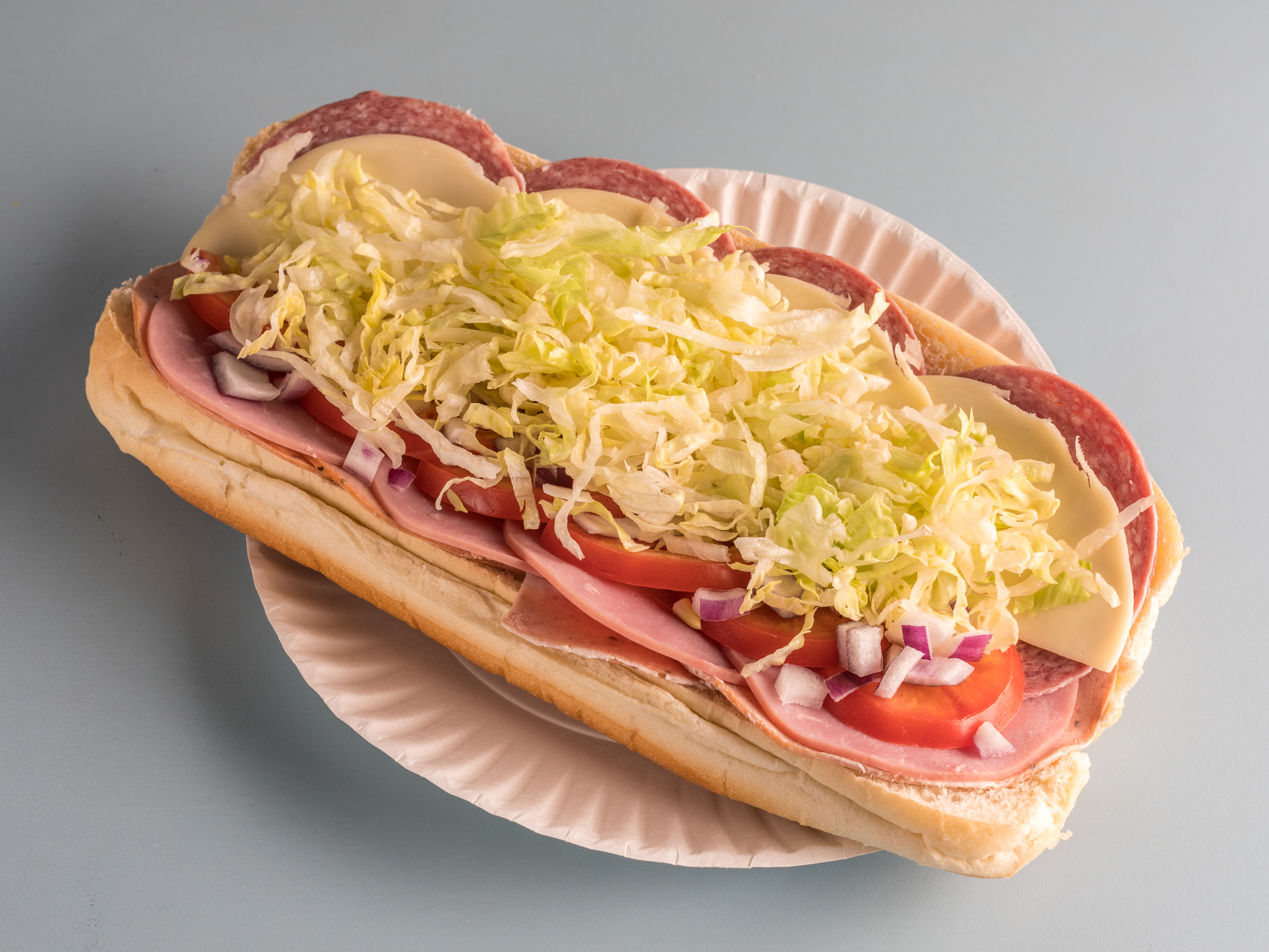 Order Italian Sub food online from New England Pizza store, Whitinsville on bringmethat.com