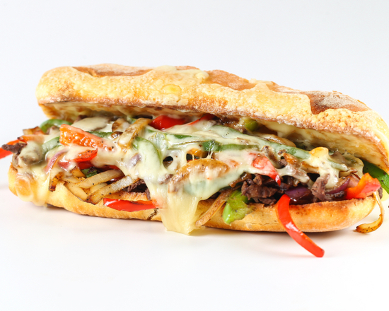 Order Classic Chicken Philly Sandwich food online from The American Cheesesteaks store, Jeannette on bringmethat.com