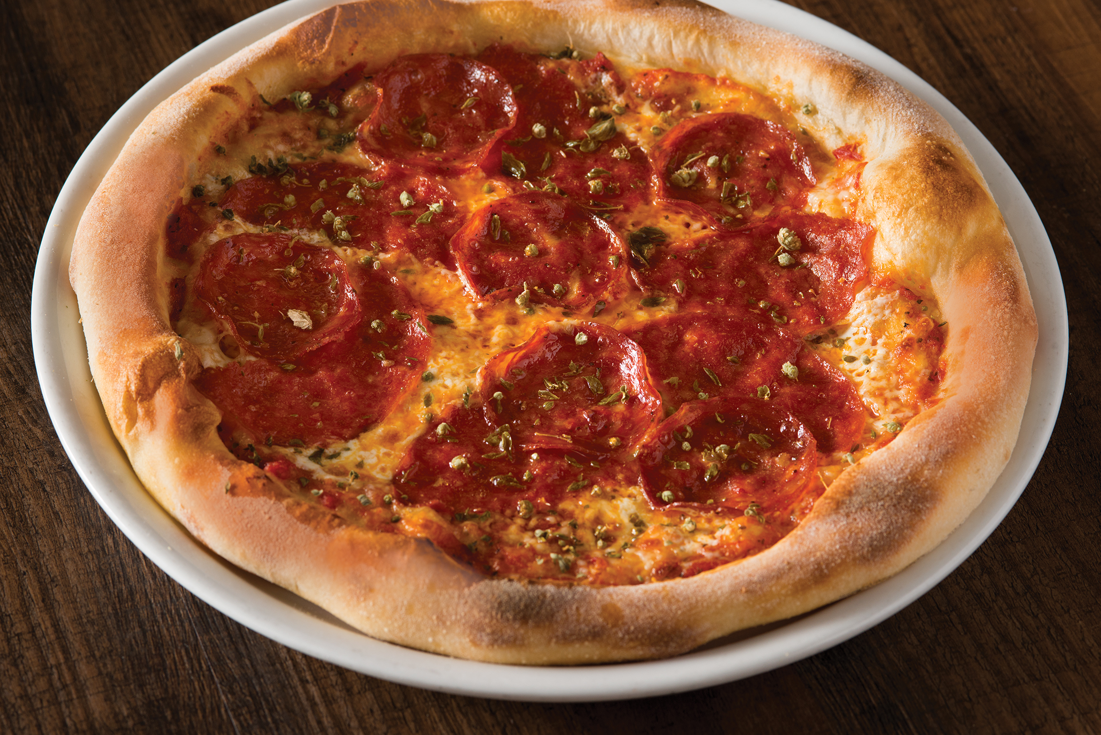 Order Pepperoni Pizza food online from California Pizza Kitchen - River City Dr store, Jacksonville on bringmethat.com