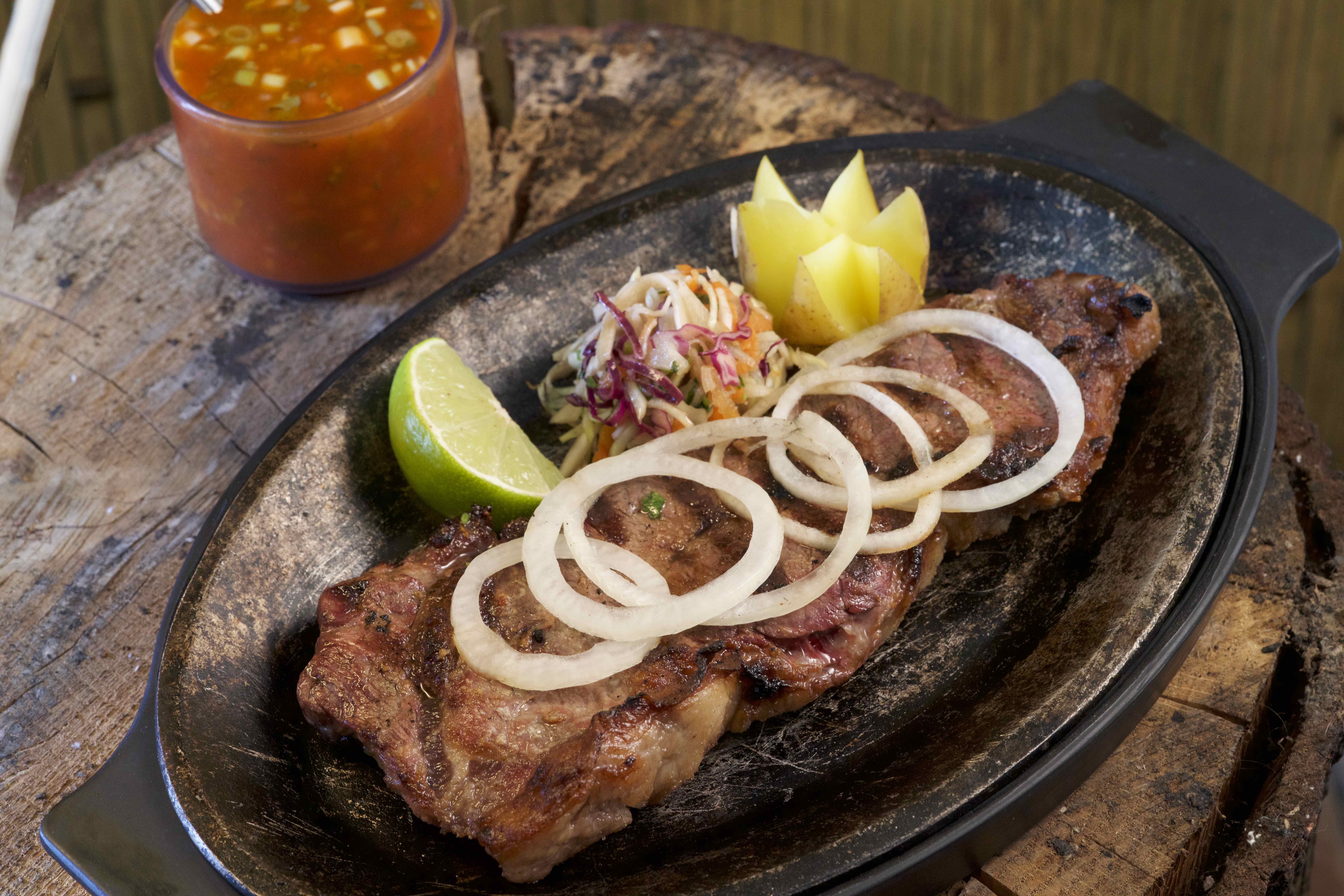 Order New York Steak food online from El Rancho Colombiano Restaurant store, Union City on bringmethat.com
