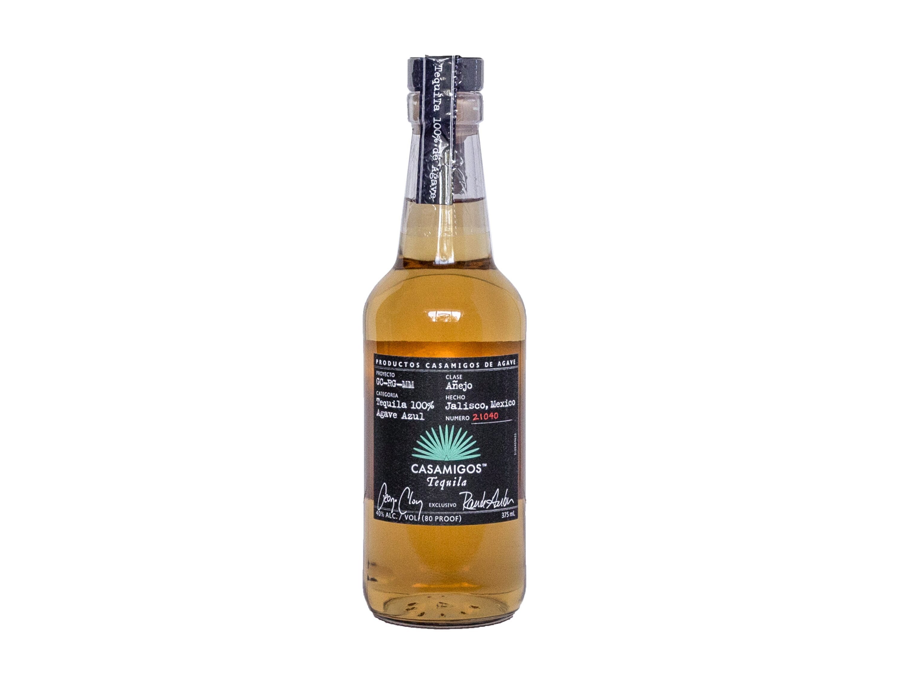 Order Casamigos tequila anejo 375ml  food online from Sandpiper Liquors store, Summerland on bringmethat.com