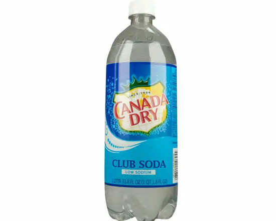 Order Canada Dry Club Soda 1 Liter  food online from Sousa Wines & Liquors store, Mountain View on bringmethat.com