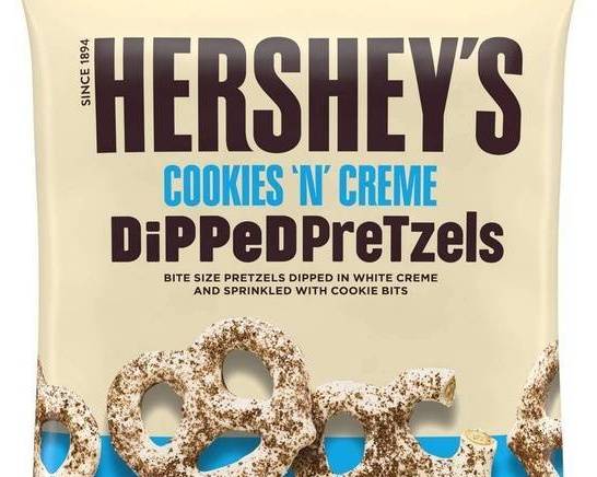 Order Hershey Cookies & Cream Pretzels food online from Fialkoff Kosher Pizza store, Lawrence on bringmethat.com