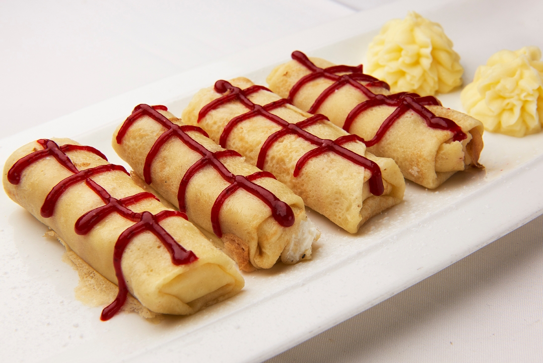 Order Cheese Blintzes food online from Orchidea store, Brooklyn on bringmethat.com