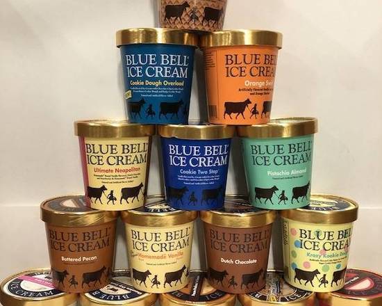 Order Blue Bell Pint Ice Cream - choose your flavor food online from Urban Value Corner Store store, Dallas on bringmethat.com