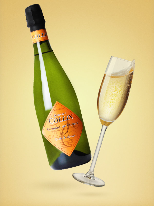 Order Domaine Collin Cremant De Limoux Nv food online from Simply Wine store, New York on bringmethat.com