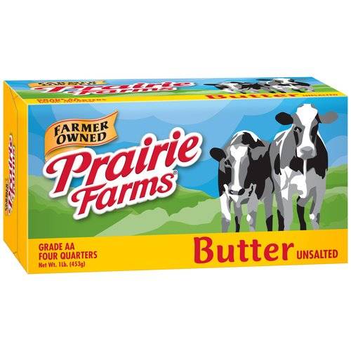 Order Prairie Farms Salted Butter Quarters food online from Deerings Market store, Traverse City on bringmethat.com