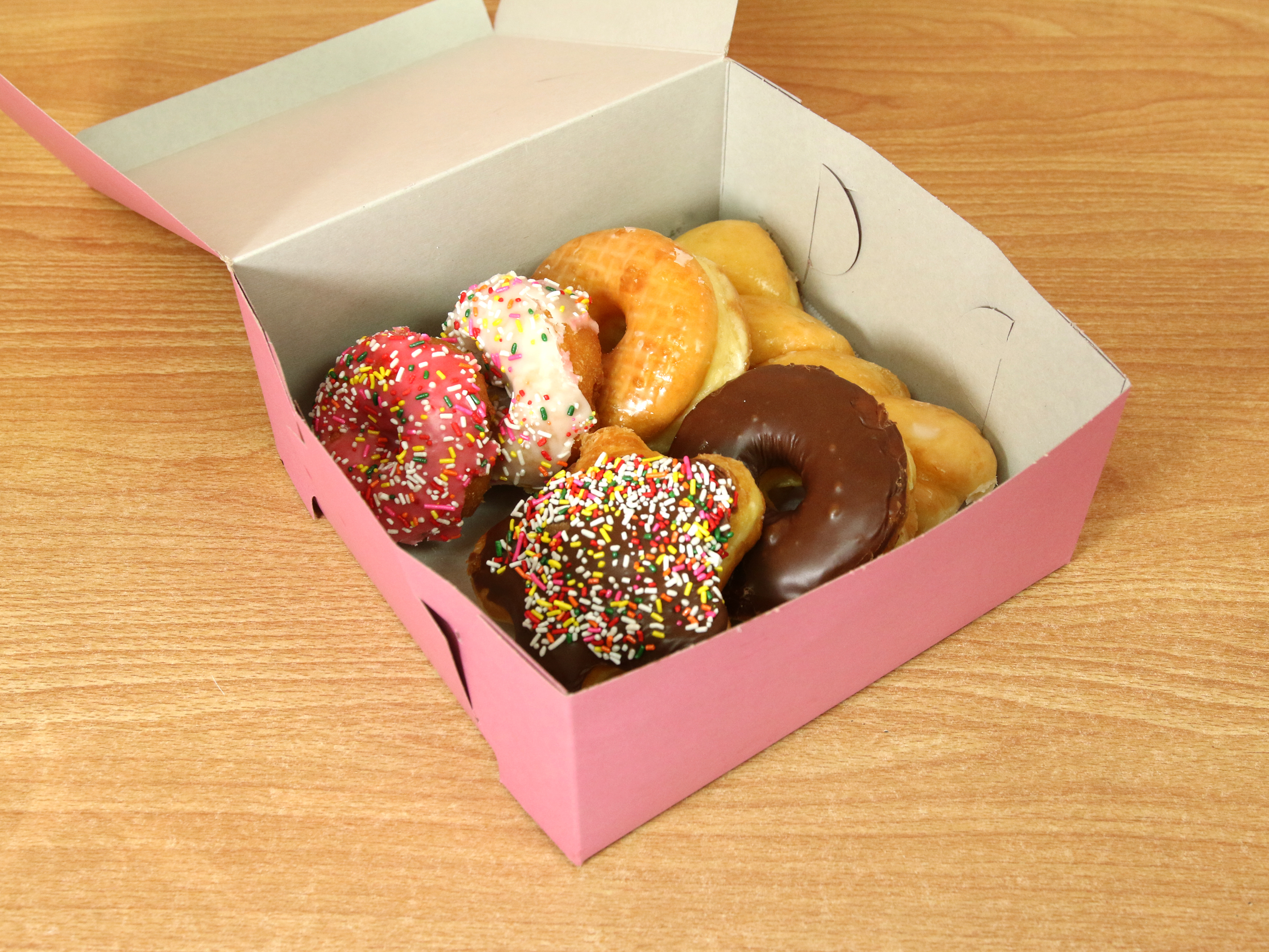 Order 1/2 Dozen Mixed Donuts food online from Donut King Bakery store, Tustin on bringmethat.com