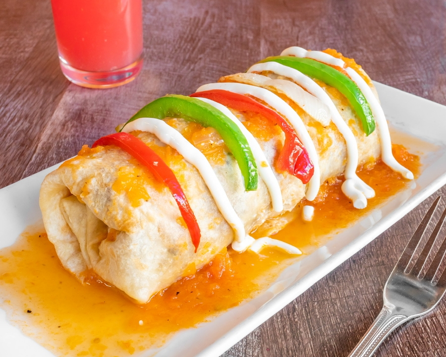 Order Fajita Burrito food online from Andale Restaurant store, Los Gatos on bringmethat.com