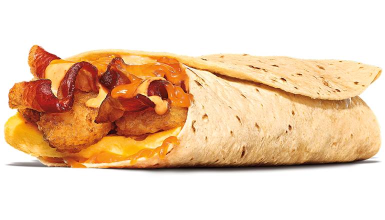 Order EggNormous Burrito with Sausage Bacon Egg & Cheese food online from Burger King store, Rumford on bringmethat.com