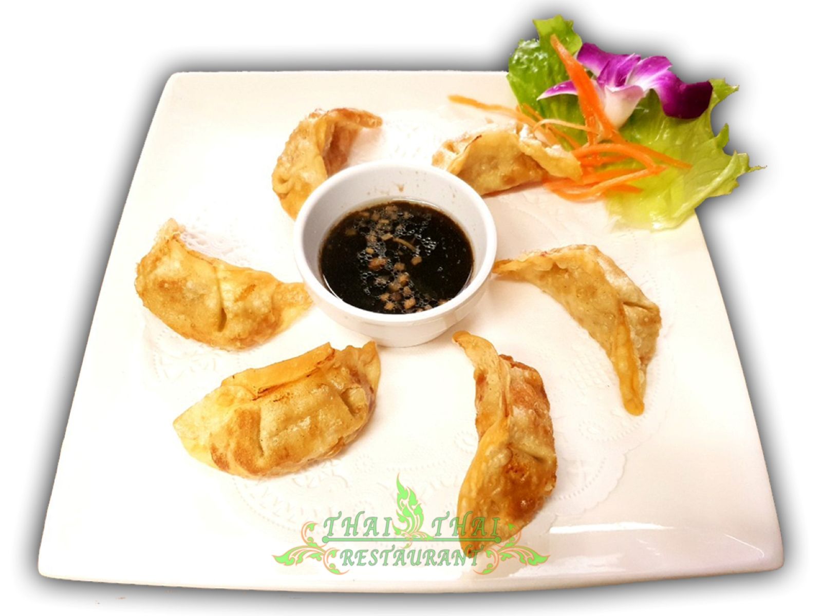 Order A6. Gyoza food online from Thai Thai Restaurant store, Fallbrook on bringmethat.com