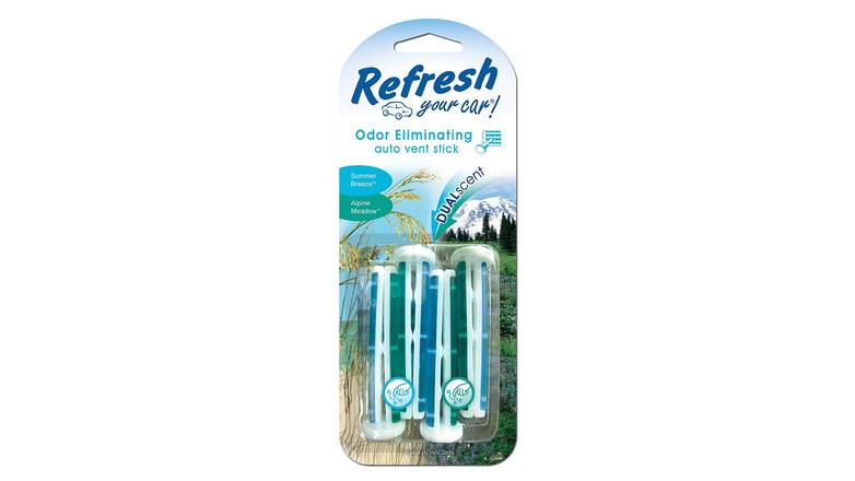 Order Refresh Auto Vent Stick Summer Breeze 4 Sticks food online from Route 7 Food Mart store, Norwalk on bringmethat.com