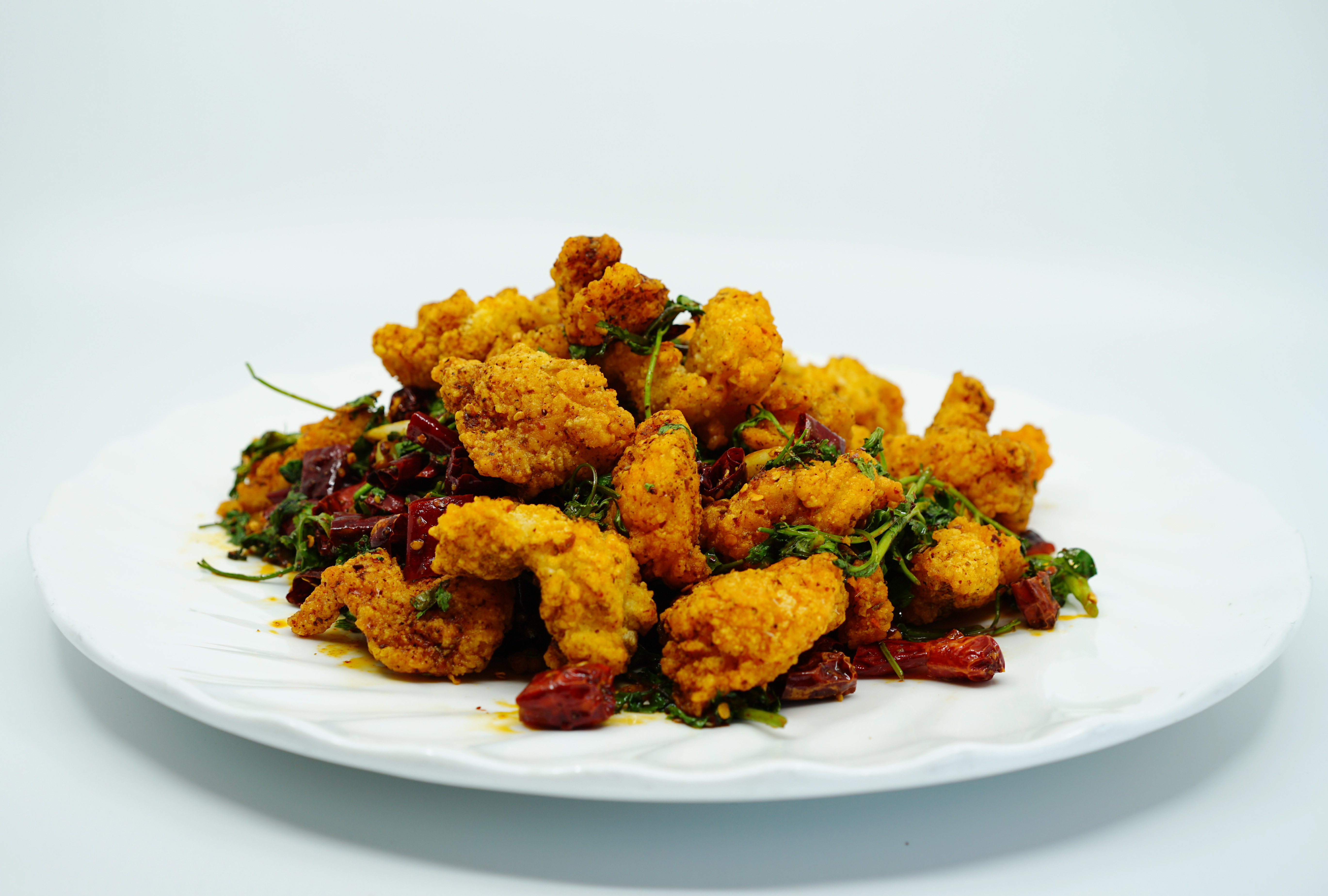 Order Dry Red Pepper Fried Fish Filet food online from Spice Spirit store, Mesa on bringmethat.com