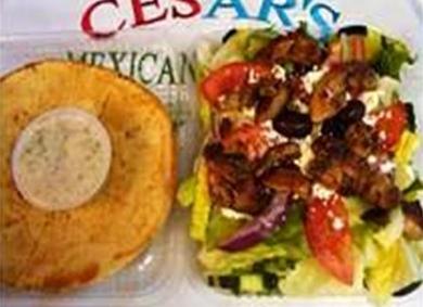 Order #77. Greek Chicken Salad food online from Cesar’s Mexican & Greek store, Albuquerque on bringmethat.com