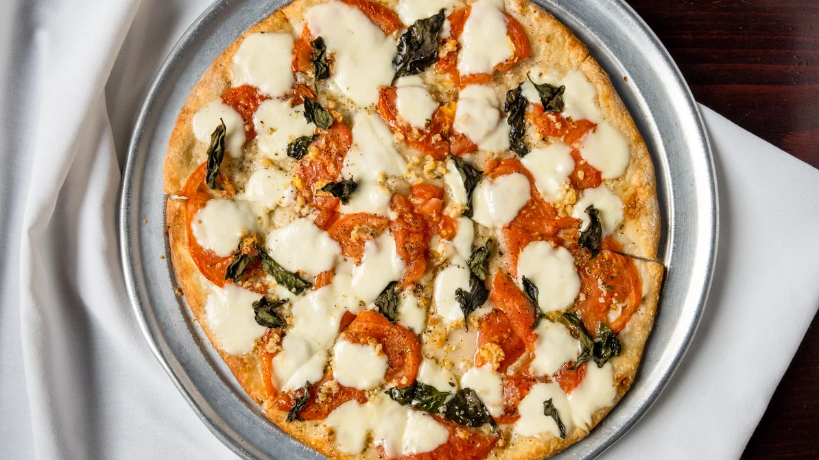 Order Margherita Pizza food online from Friends Cafe store, Southington on bringmethat.com