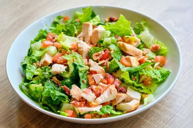 Order Grilled Chicken Caesar Salad food online from Twisted Kitchen Pasta & Noodle Co store, Marietta on bringmethat.com