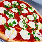 Order 12" Margherita Pizza food online from Whitaker Square Pizza store, Winston-Salem on bringmethat.com
