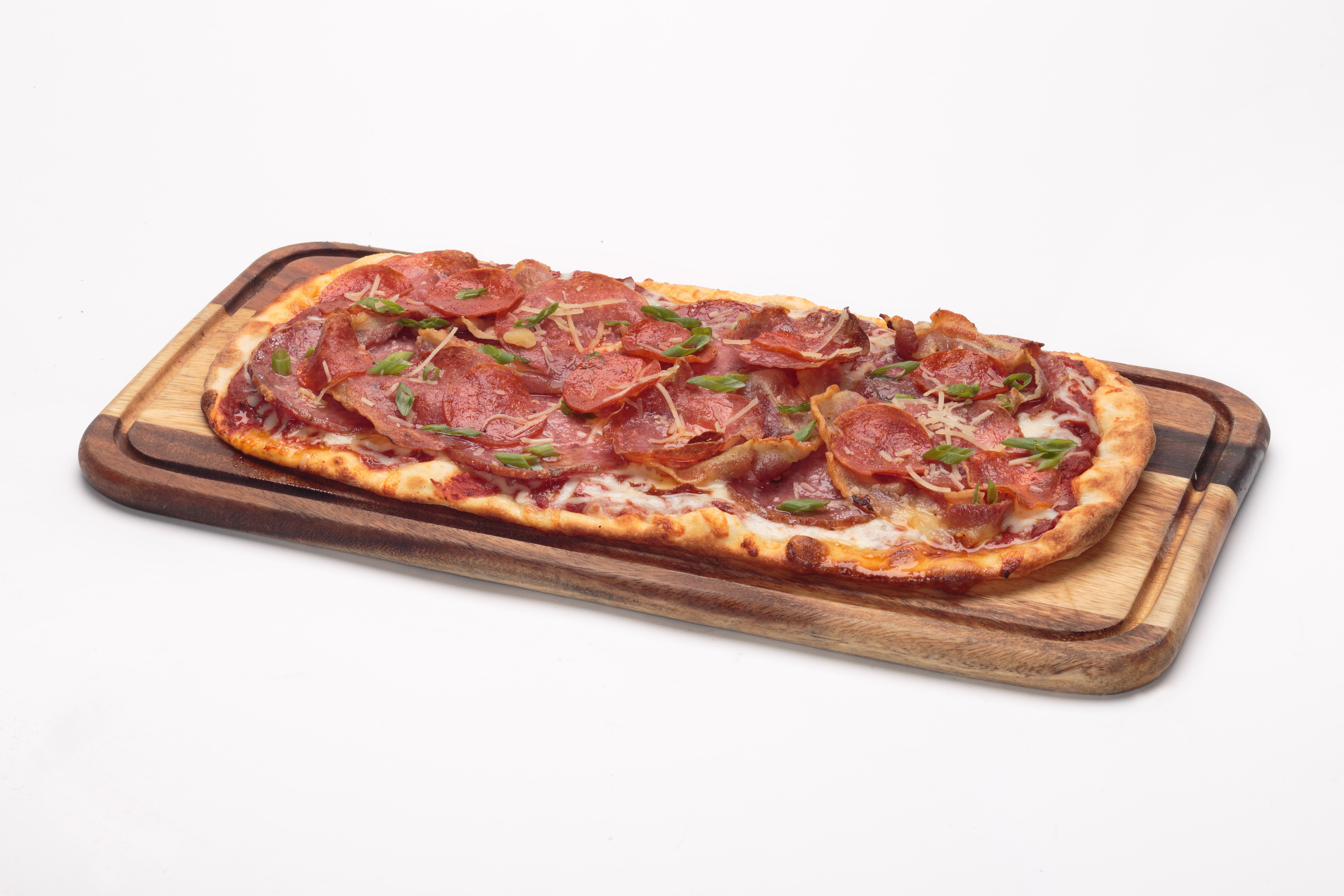 Order Charcuterie Flatbread - Flatbread food online from Oggi Sports | Brewhouse | Pizza store, Garden Grove on bringmethat.com