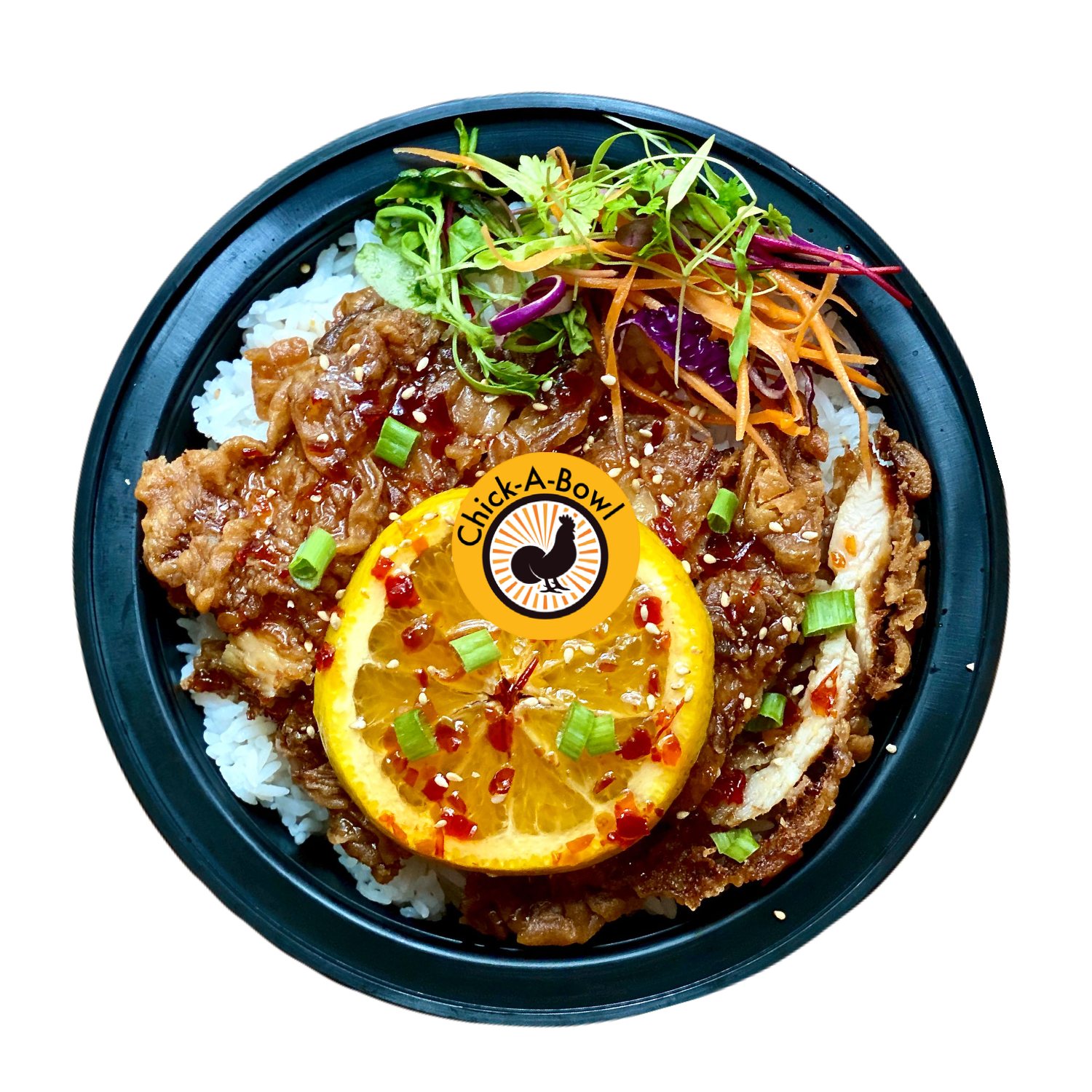 Order Orange Chicken Bowl food online from Chick-A-Bowl store, Ansonia on bringmethat.com