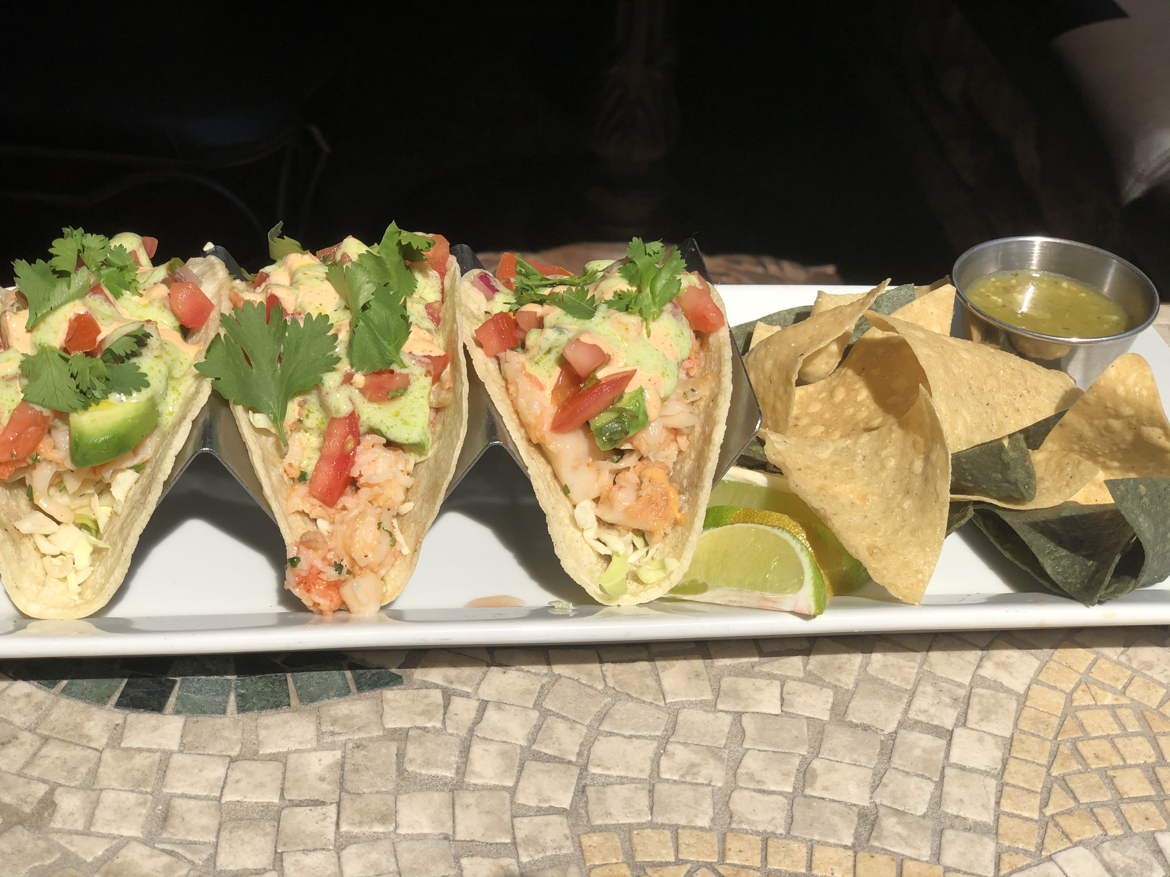 Order Chipotle Lime Lobster Tacos food online from Marmalade Cafe store, Sherman Oaks on bringmethat.com