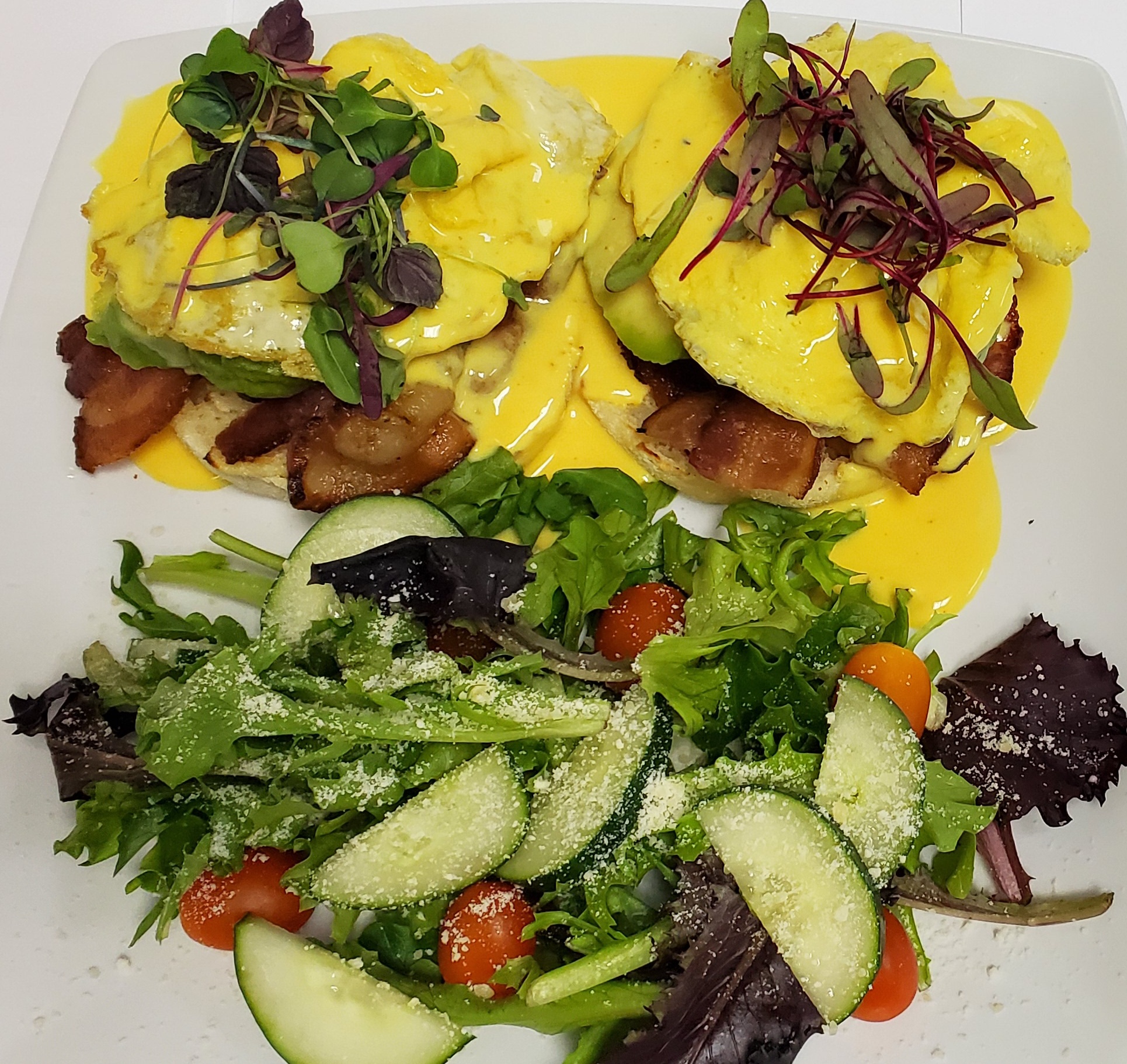 Order Cali Style Benedict food online from The Bee Hive Market and Deli store, Whittier on bringmethat.com