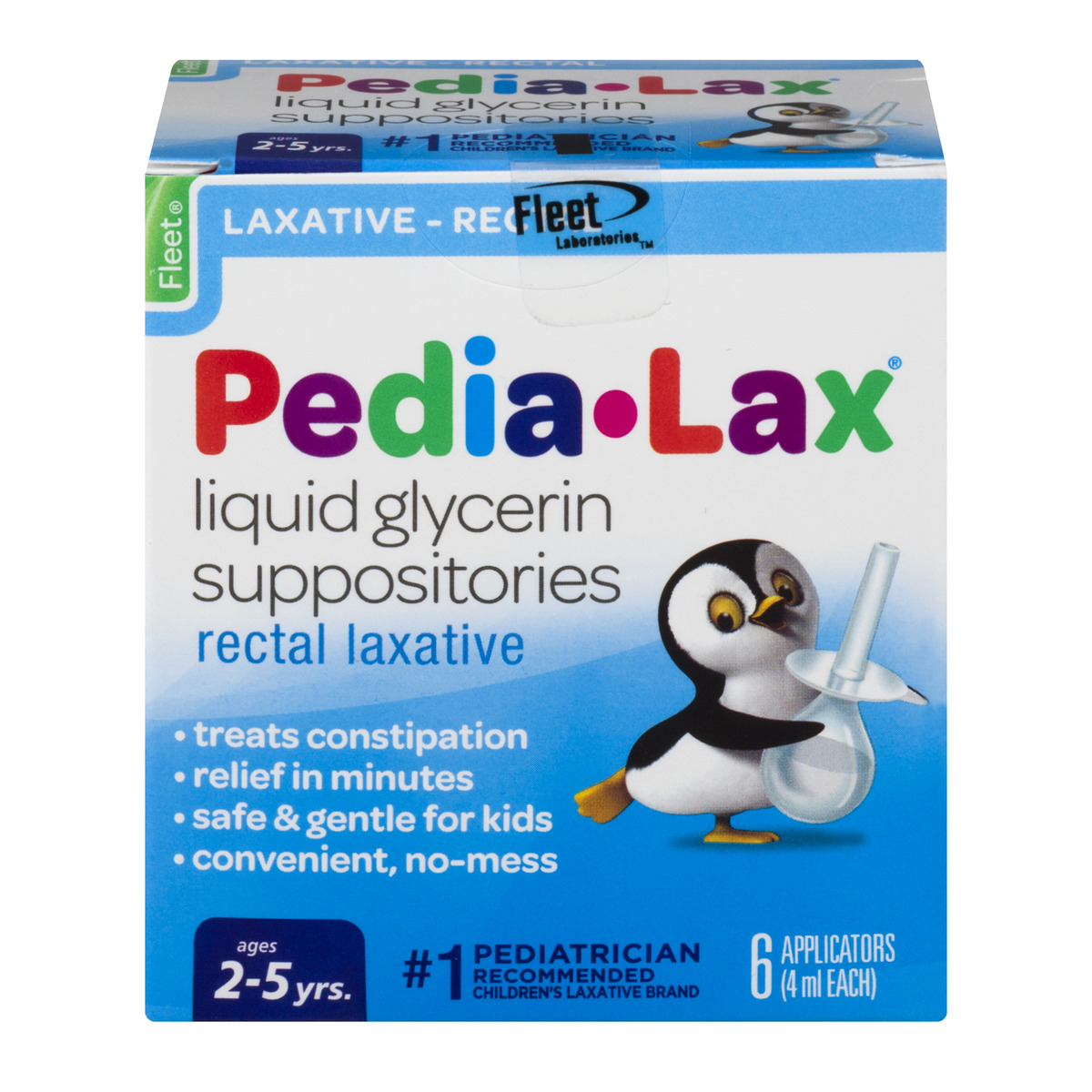 Order Fleet Pedia-Lax Liquid Glycerin Suppositories, Ages 2-5 - 6 ct food online from Rite Aid store, Chino Hills on bringmethat.com
