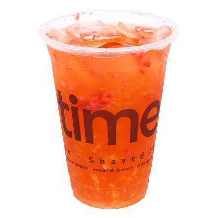 Order Peach Strawberry Fruit Tea food online from Boba Time store, Fullerton on bringmethat.com