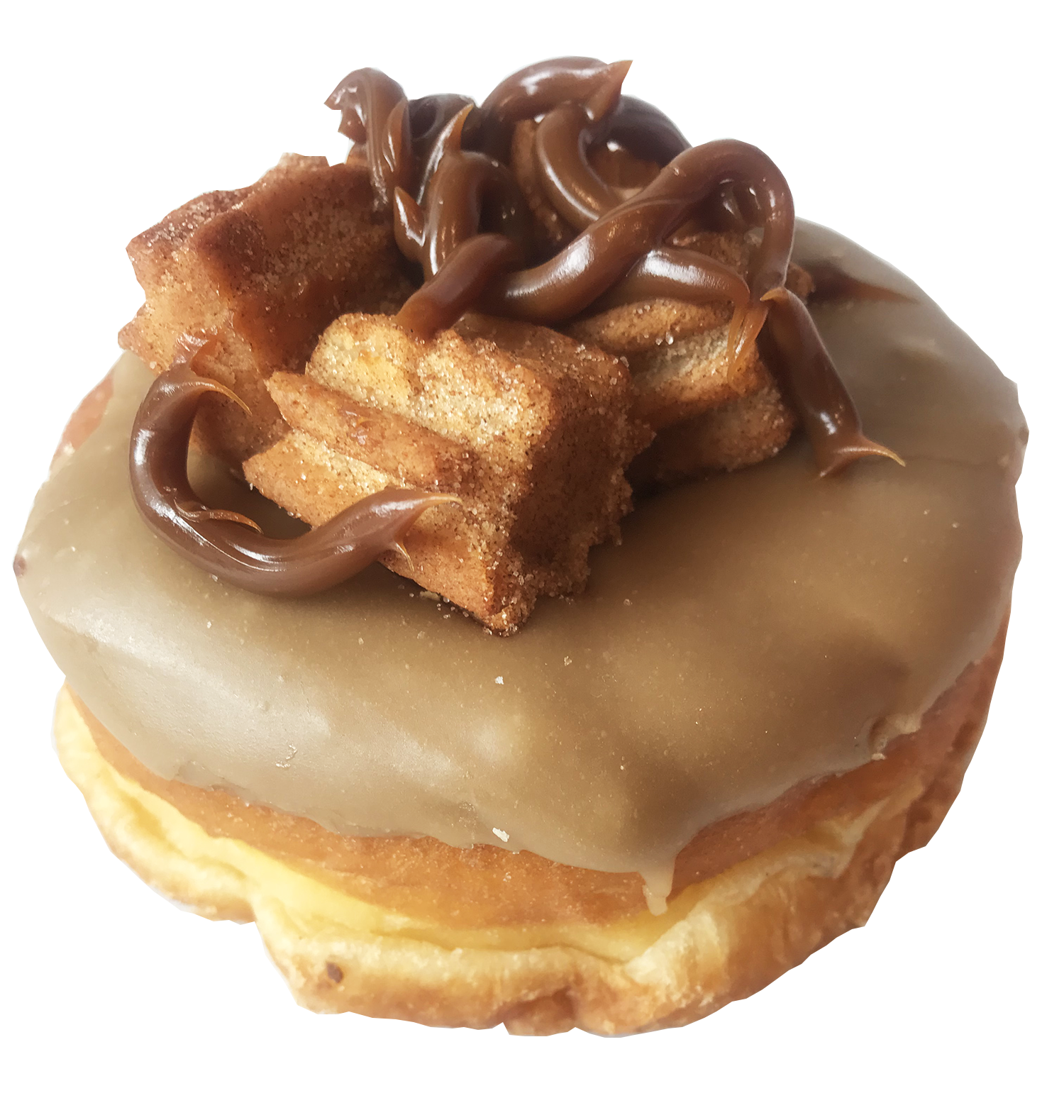 Order Maple Raised with Churros Donut food online from Randy Donuts store, Bakersfield on bringmethat.com