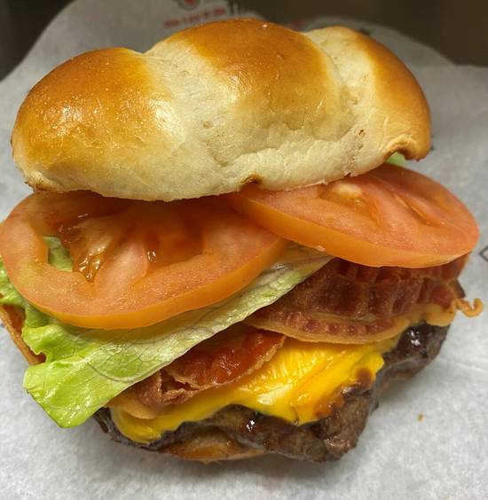 Order Bacon Cheeseburger food online from Beggars Pizza store, Maywood on bringmethat.com