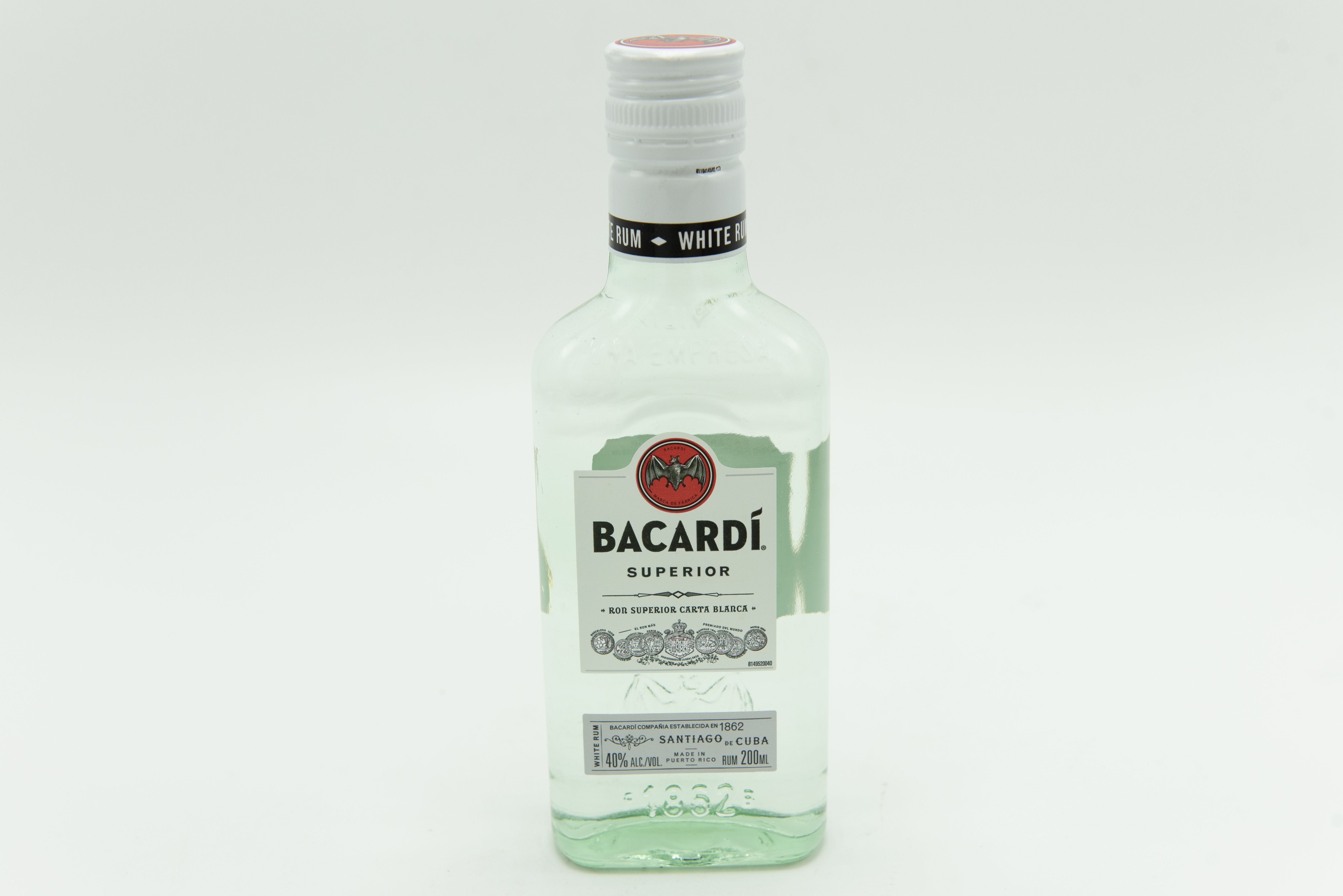 Order Bacardi Superior, 200mL Rum food online from Sandpiper Liquors store, Summerland on bringmethat.com