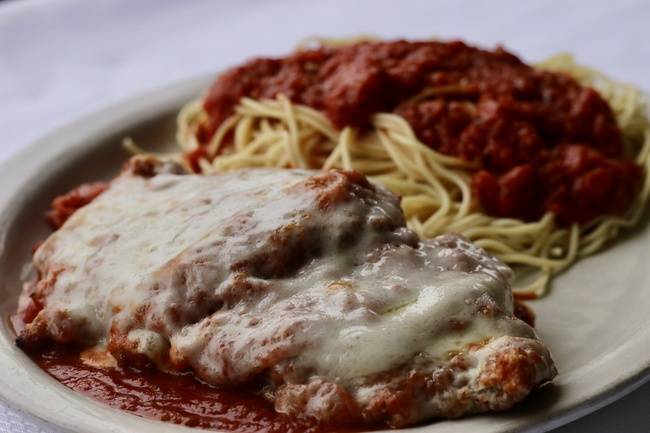 Order Chicken Parmigiana food online from Bambinelli Roswell store, Roswell on bringmethat.com
