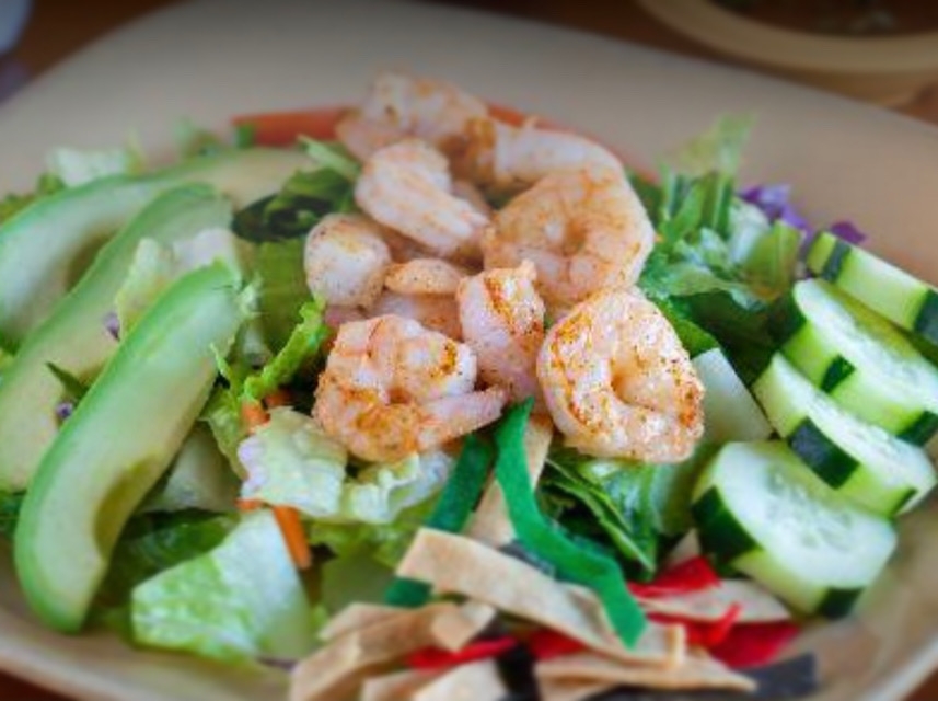 Order Shrimp Salad food online from Guahan Grill store, Oceanside on bringmethat.com