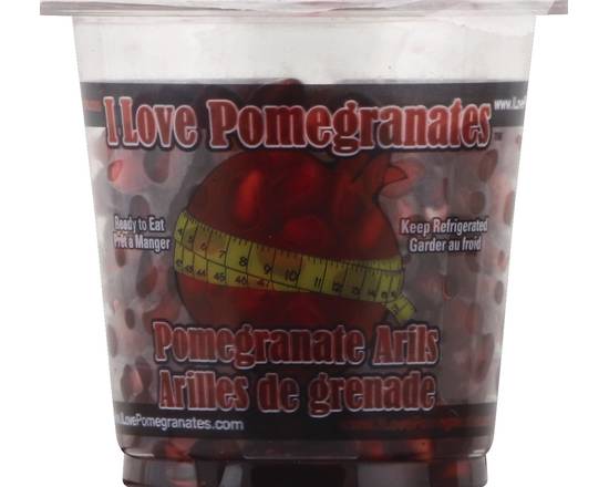 Order I Love Pomegranates · Pomegranate Arils (4.4 oz) food online from Albertsons store, Hillsboro on bringmethat.com
