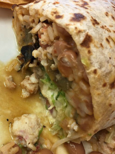 Order Maine Lobster Burrito food online from RJM Mexican Grill store, Sun Valley on bringmethat.com