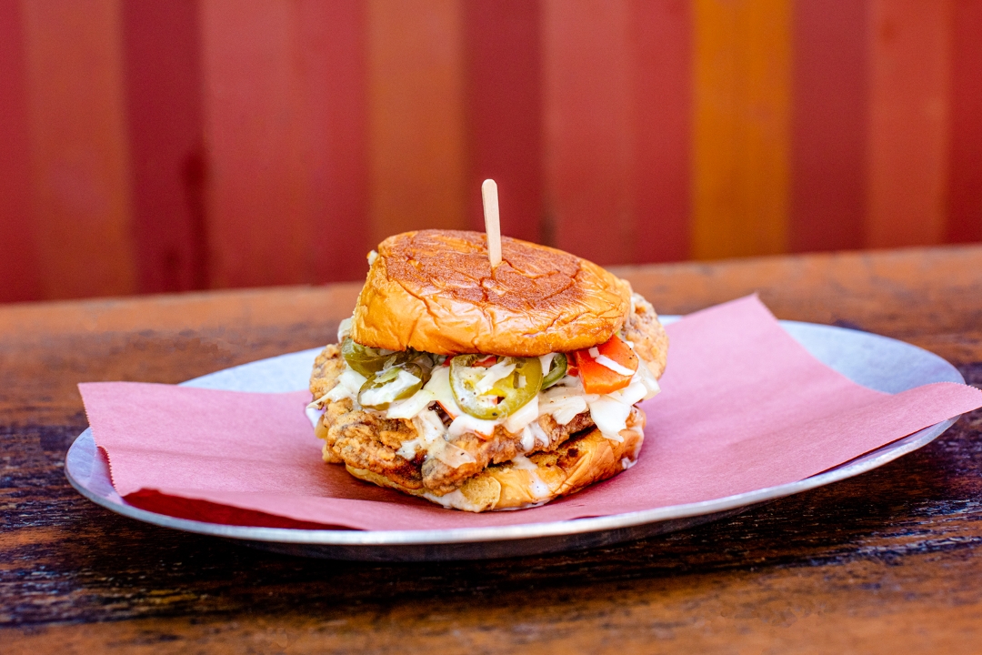 Order Fried Chicken Sandwich food online from 4505 Burgers & BBQ store, San Francisco on bringmethat.com